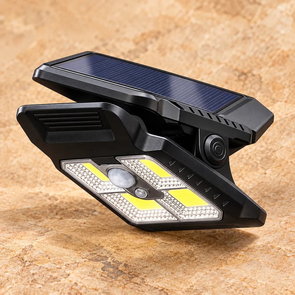 Contenu présenté pour Lampe solaire à pince